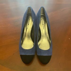 Blue and Black Bandolino Heels Size 5